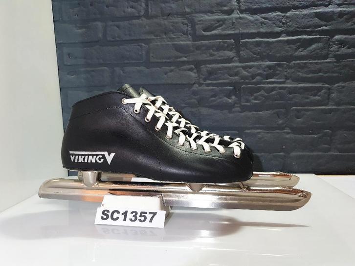 Viking Junior Tournoren Lage Laag Noren Leder Zwart Maat 44, Sport en Fitness, Schaatsen, Nieuw, Noren, Viking, Verzenden