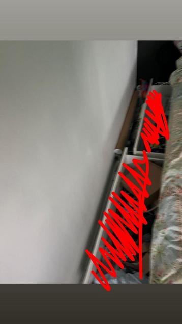 Ikea Brimnes Bedframe met opberglades, matras en topper! - afbeelding 4