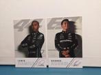 F1 FOTO LEWIS HAMILTON EN GEORGE RUSSEL, Verzenden, Nieuw, Foto of Kaart, Gesigneerd