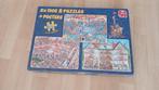COMBIDOOS JAN VAN HAASTEREN 3x1000 STUKJES, Ophalen of Verzenden, 500 t/m 1500 stukjes, Zo goed als nieuw, Legpuzzel