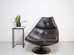 Artifort F510 Leer, Gebruikt, Artifort, Vitra, Linteloo, Minotti, Design, Leolux, Gelderland, Ophalen of Verzenden, 75 tot 100 cm
