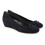 Paul Green schoenen blauw met sleehak, maat 39, Blauw, Zo goed als nieuw, Paul Green, Ballerina's