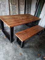 Eettafel met bankje - 191x96cm, Ophalen