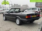 BMW 3-serie Cabrio 320i | E30 | Airco | El. ramen, Auto's, BMW, Gebruikt, Cabriolet, Zwart, Handgeschakeld