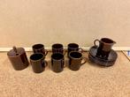 Sphinx Maastricht espresso set bruin, Huis en Inrichting, Keuken | Servies, Ophalen of Verzenden, Zo goed als nieuw, Overige stijlen