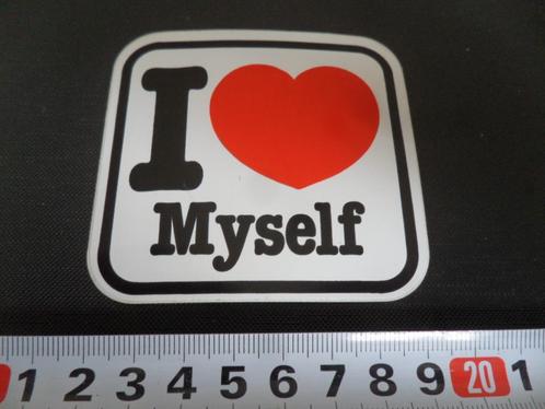 sticker I LOVE Myself, Verzamelen, Stickers, Zo goed als nieuw, Bedrijf of Vereniging, Ophalen
