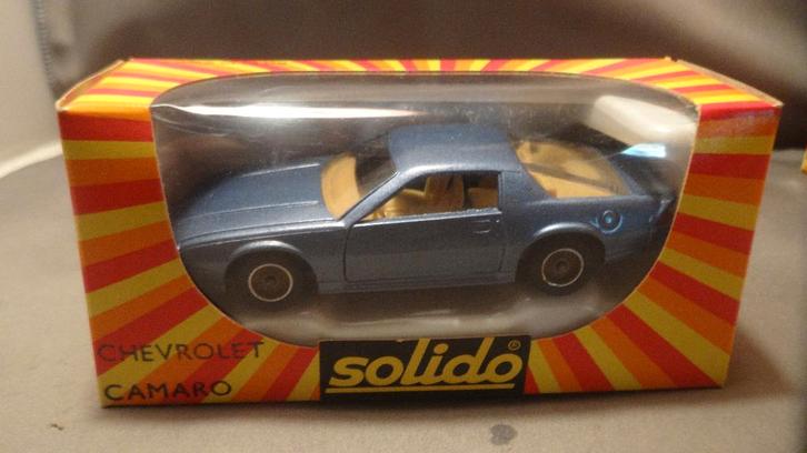 Solido Chevrolet Camaro no 1338  1:43 deuren kunnen open, Hobby en Vrije tijd, Modelauto's | 1:43, Nieuw, Auto, Solido, Ophalen of Verzenden