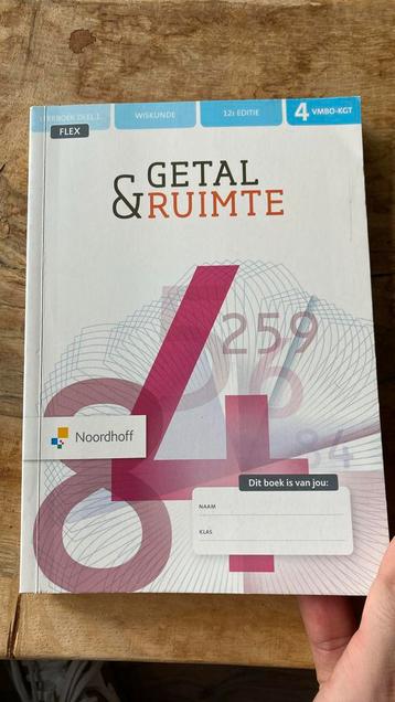 Getal & Ruimte 12e ed vmbo-kgt 4 1 FLEX leerboek beschikbaar voor biedingen