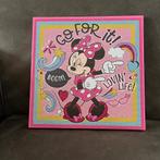 Mini Mouse (“Go for it”)op canvas en/of Mini Mouse op canvas, Verzenden, Mickey Mouse, Nieuw, Beeldje of Figuurtje