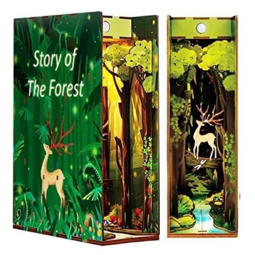 Tonecheer book nook the story of the forest *ACTIE*, Hobby en Vrije tijd, Knutselen, Nieuw, Knutselwerk, Ophalen of Verzenden