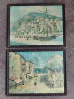 Twee ingelijste drukken, Antiek en Kunst, Ophalen of Verzenden