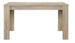 Eettafel 140x80x75h, Huis en Inrichting, Ophalen, Overige materialen, Gebruikt, 100 tot 150 cm