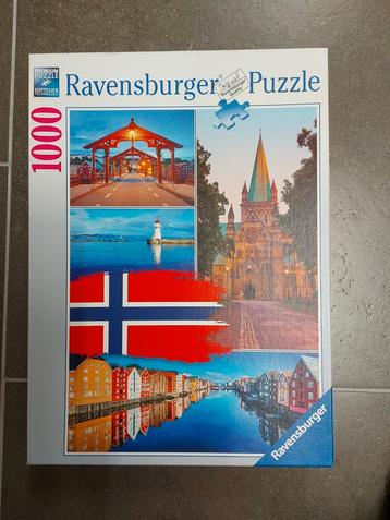 Ravensburger puzzels, 1000 stukjes, €10,- per stuk