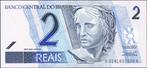 Brazilië 2 reais ND(2001-2012) aUNC p.249a (nr 65), Postzegels en Munten, Bankbiljetten | Amerika, Los biljet, Zuid-Amerika, Verzenden