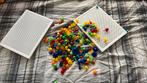 Mozaiek Set met 2 Borden en Pinnetjes, Kinderen en Baby's, Speelgoed | Educatief en Creatief, Ophalen of Verzenden, Gebruikt, Knutselen