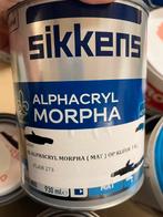 Sikkens Alphacryl Morpha donkergrijze muurverf 1liter, Nieuw, Ophalen of Verzenden, Materiaal
