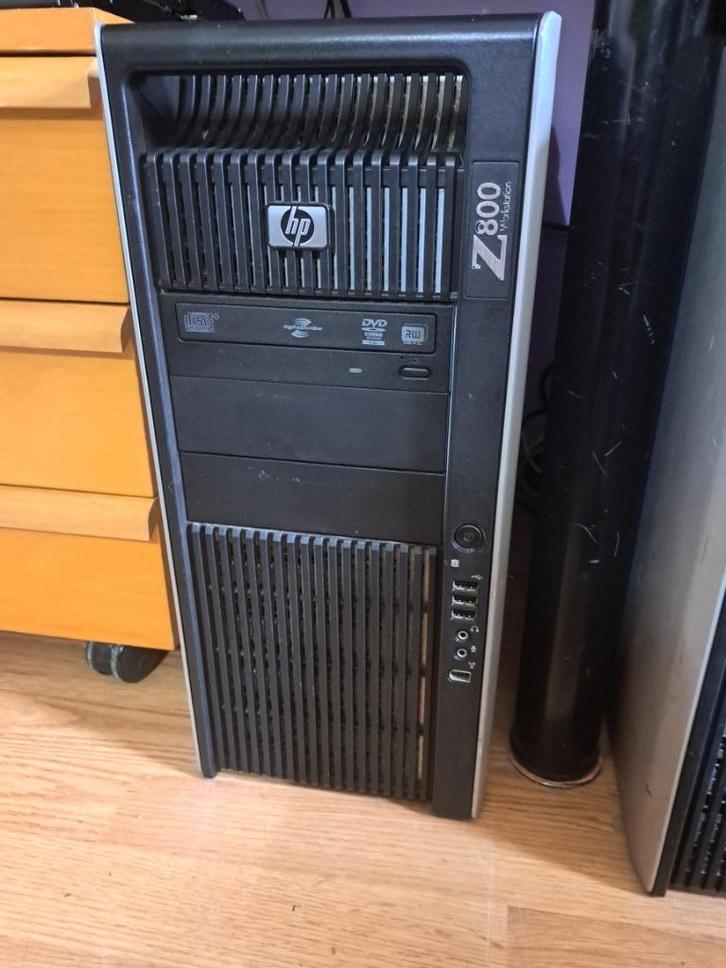 HP Z800 start niet op processors met VLOEISTOF KOELING, Computers en Software, Desktop Pc's, Onbekend, HDD, Met videokaart, Ophalen