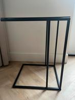 Leuk bijzettafeltje - 54,5x40x34,5 cm, Huis en Inrichting, Minder dan 55 cm, Gebruikt, Glas, Rechthoekig