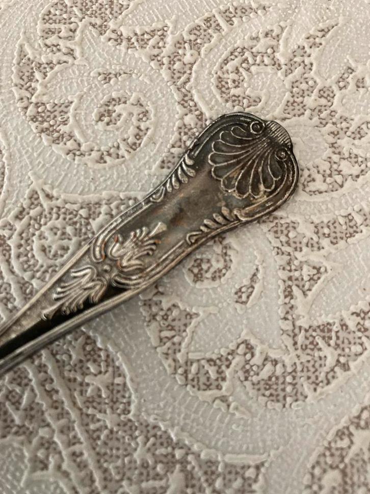 Antieke theelepels, set van 4, Antiek en Kunst, Antiek | Bestek, Ophalen of Verzenden