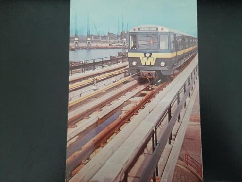 Metro Rotterdam- Rijnhaven, RET, ongelopen, jaren '70.  Verz, Verzamelen, Spoorwegen en Tramwegen, Zo goed als nieuw, Trein, Kaart of Prent