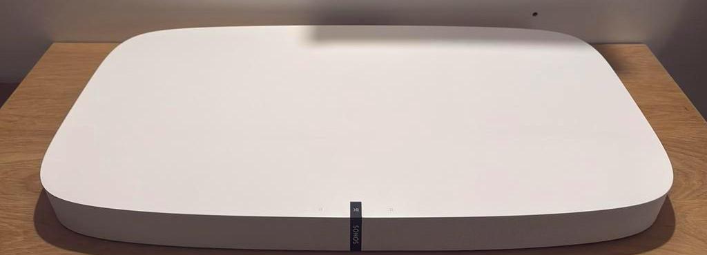 Sonos playbar soundbar wit, Ophalen of Verzenden, Met ingebouwde subwoofer, Zo goed als nieuw