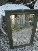 spiegel met mooi lijst antiek groen, Minder dan 100 cm, Ophalen of Verzenden