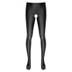 Zwarte chaps legging / heren dames strakke broek sexy, Verzenden, Nieuw, Overige maten, Zwart