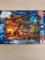 Schmidt Puzzle - Thomas Kinkade Kerstmis - painter of light, Ophalen of Verzenden, 500 t/m 1500 stukjes, Zo goed als nieuw, Legpuzzel