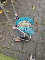 Tuinslanghaspel met slang, Ophalen, Gebruikt, Tuinslanghaspel