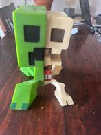 Minecraft creeper anatomy figuurtje/puzzle, Kinderen en Baby's, Speelgoed | Actiefiguren, Verzenden, Zo goed als nieuw