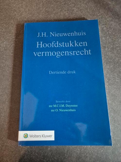 Hoofdstukken vermogensrecht, Boeken, Studieboeken en Cursussen, Nieuw, Ophalen of Verzenden