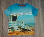 Desigual t shirt strand maat 98, Desigual, Ophalen of Verzenden, Zo goed als nieuw, Shirt of Longsleeve