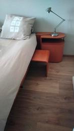 Auping 2-persoonsbed 180x200 kersen met gasveer, Ophalen of Verzenden, Gebruikt, Hout, 55 tot 70 cm