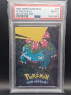Venusaur 1999 topps movie edt-foil #e3 PSA 8, Verzenden, Zo goed als nieuw, Meerdere kaarten, Foil