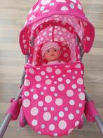 Poppenwagen met pop, Ophalen, Zo goed als nieuw, Babypop