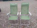 2 outwall campingstoelen groen, Caravans en Kamperen, Kampeermeubelen, Ophalen, Campingstoel