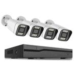 Beveiliging camera Set 4 stuks + Gratis 500GB Geheugen POE, Ophalen of Verzenden, Nieuw, Buitencamera