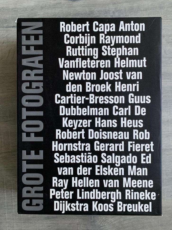 Box Grote Fotografen Volkskrant, Boeken, Kunst en Cultuur | Fotografie en Design, Zo goed als nieuw, Fotografen, Ophalen of Verzenden
