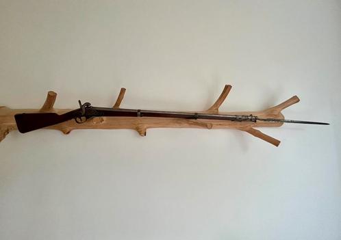 Antiek militair geweer, Frans  M1777 Mutzig voor 1870, Antiek en Kunst, Antiek | Overige Antiek, Ophalen of Verzenden
