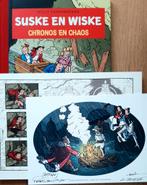 Luxe versie Suske en Wiske - Chronos en Chaos plus prenten, Boeken, Ophalen of Verzenden, Zo goed als nieuw, Eén stripboek, Willy vandersteen