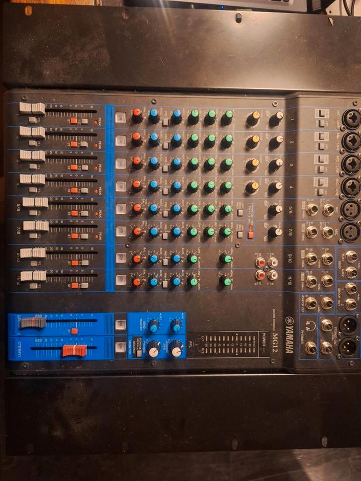 Yamaha MG12 Mengpaneel - Topstaat!, Muziek en Instrumenten, Mengpanelen, Zo goed als nieuw, 10 tot 20 kanalen, Ophalen of Verzenden