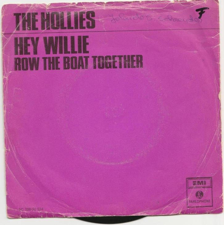 The Hollies-Hey Willie- 1971- vinyl single fotohoes holland, Cd's en Dvd's, Vinyl Singles, Gebruikt, Pop, Ophalen