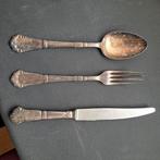 Welner Zilver 90 Bestek Set - Lepel, Vork, Mes, Antiek en Kunst, Ophalen of Verzenden