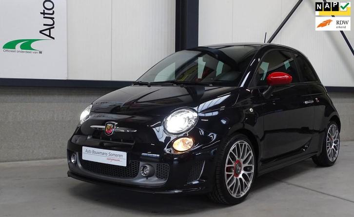 Fiat 500 1.4 T-Jet Abarth "TURISMO"160 PK !/XENON/LEDER/INTE, Auto's, Fiat, Bedrijf, Te koop, ABS, Airbags, Airconditioning, Bluetooth