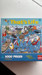Puzzel goliath that’s life 1000 stukjes, Hobby en Vrije tijd, Ophalen, 500 t/m 1500 stukjes, Zo goed als nieuw