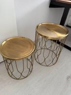 Bijzettafels, Ophalen, Rond, Metaal of Aluminium, Minder dan 55 cm