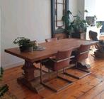 Mooie rustieke kloostertafel / eettafel, Huis en Inrichting, Tafels | Eettafels, Ophalen, Zo goed als nieuw, Vijf personen of meer