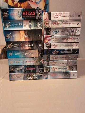 18 boeken van Lucinda Riley oa zeven zussen serie beschikbaar voor biedingen