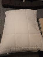 2x Kussen Grönamarant hoog en Ängskorn ondersloop, Ophalen, Wit, Tweepersoons, Zo goed als nieuw