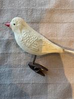 Antiek onverzilverd kerstvogeltje, Diversen, Kerst, Ophalen of Verzenden, Gebruikt